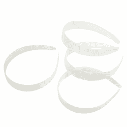 Hiuspanta valkoinen 25mm