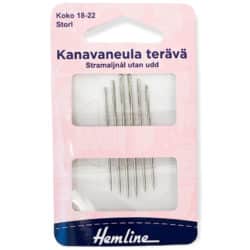 Hemline terävä kanavaneula