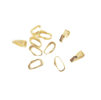 Riipuksen pidike, kullan värinen 10 kpl