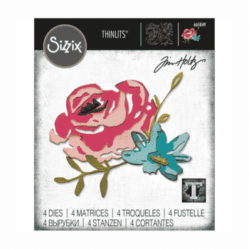 Sizzix Stanssisetti, Brushstroke Flowers