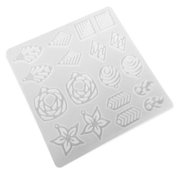 Silikonimuottilevy, muodot 12