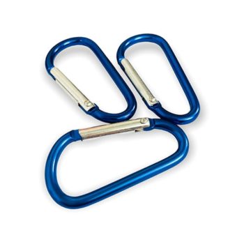 Karabiinihaka 5,5cm, Sininen