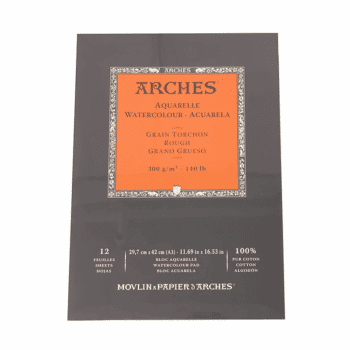 Arches karkea akvarellilehtiö 300g, A3