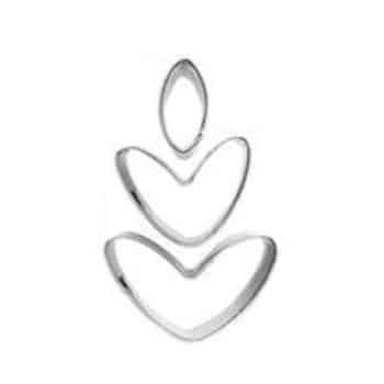 Massamuottilajitelma, Litteät sydämet 3kpl