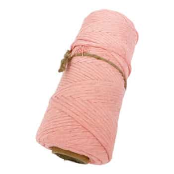 Chunky makrameelanka 4mm, lohenpunainen