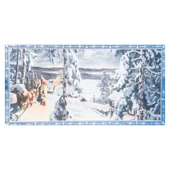 Joulujuliste, 09 Sininen maisema