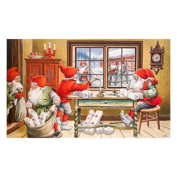 Joulujuliste, 04 Tontut paketoimassa