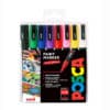 Posca Maalikynäsetti 3M 0,9-1,3 mm, perusvärit 8kpl