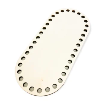 Soikea korinpohja, vaneri 25x15cm