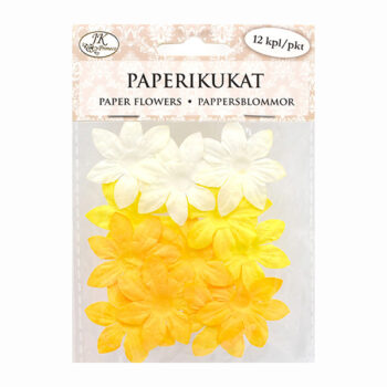 Paperikukat, 4912 Iso keltainen 12 kpl