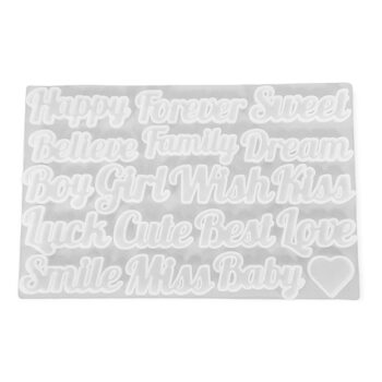 Silikonimuotti, Tekstit