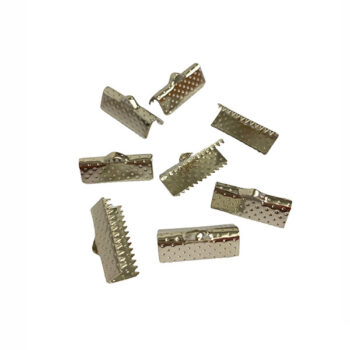 Nauhanpää lenkillä 16x6mm, 1903 hopean värinen 8 kpl