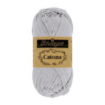 Scheepjes Catona puuvillalanka 50g, 074 vaaleanharmaa