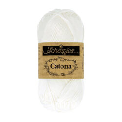 Scheepjes Catona puuvillalanka 50g, 106 valkoinen