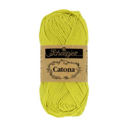 Scheepjes Catona puuvillalanka 50g, 245 lime