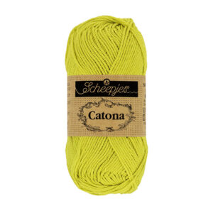 Scheepjes Catona puuvillalanka 50g, 245 lime
