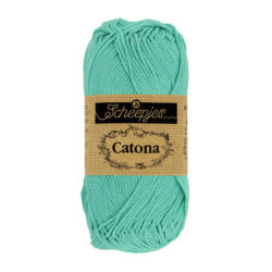 Scheepjes Catona puuvillalanka 50g, 253 turkoosi