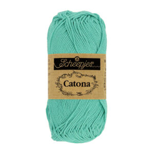 Scheepjes Catona puuvillalanka 50g, 253 turkoosi