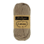Scheepjes Catona puuvillalanka 50g, 254 vaaleanruskea