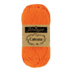 Scheepjes Catona puuvillalanka 50g, 281 oranssi