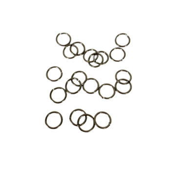 Välirengas Split ring 6mm, antrasiitti 20 kpl
