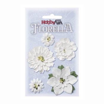 Florella Blossom Paperikukkalajitelma, Valkoinen
