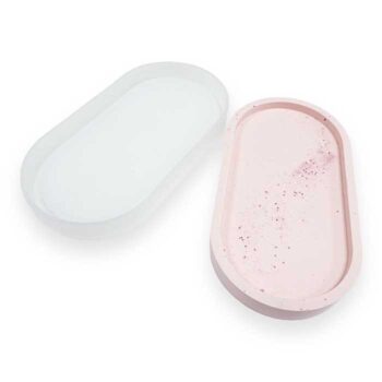 Silikonimuotti, Ovaali tarjotin