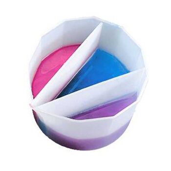 Silikoninen sekoituskuppi, 3 osaa