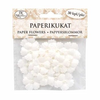 Paperikukat, 4922 Pieni valkoinen 30 kpl