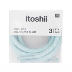 Rico Design itoshii ponii rannenauhat, Vaaleansininen 3 kpl