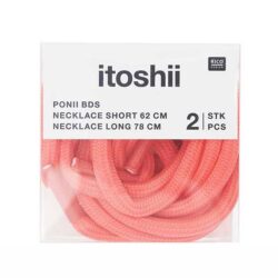 Rico Design itoshii ponii kaulanauhat , Neon pinkki 2 kpl