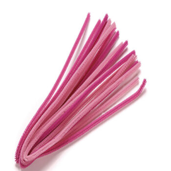 Askartelupunos 6mm 50cm, Pinkki lajitelma