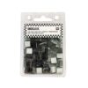 Rico Design Lasimosaiikkipala 10x10mm 185g, musta