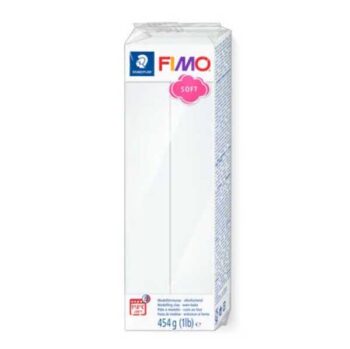 Fimo Soft massa 454g, valkoinen