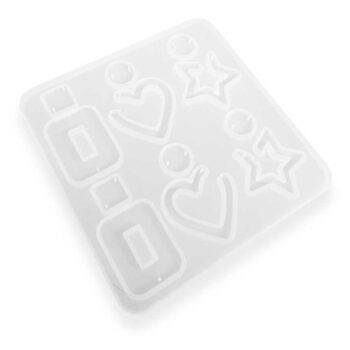 Silikonimuotti, Tähti- ja sydänkorvikset