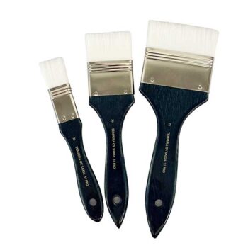 Tempera synteettinen leveä sivellin, sarja 51 Pro, eri kokoja