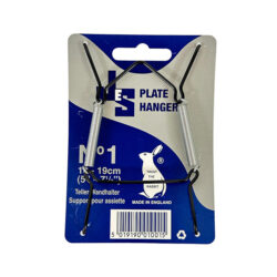 Lautasripustin Nro 1, 13-19cm valkoinen