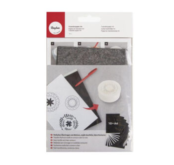 Jäljennöspaperi A4 musta 10 kpl