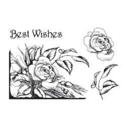 Woodware leimasinsetti, ADS101 Rose Corner