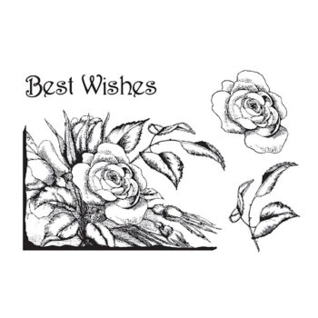 Woodware leimasinsetti, ADS101 Rose Corner