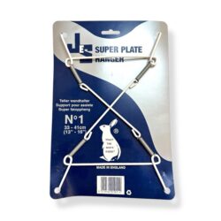 Lautasripustin Nro 1, 33-41cm valkoinen