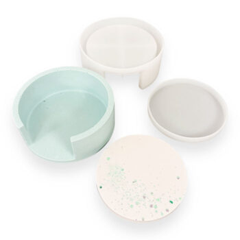 Silikonimuotti, lasinalunen ja pidike