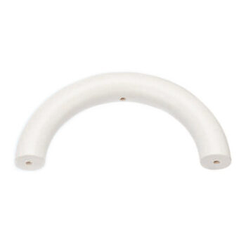 Schnulli Puinen puolirengas, valkoinen