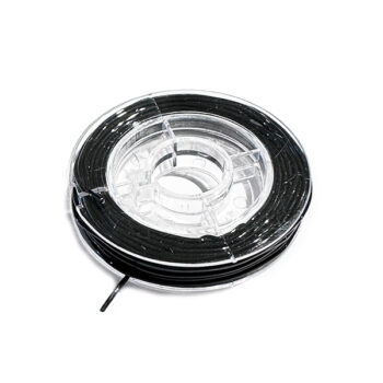 Joustava korulanka 1mm 5 metriä, musta