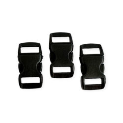 Muovisolki 15x30mm, musta 3kpl