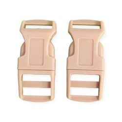 Muovisolki 21x48mm, beige 2kpl