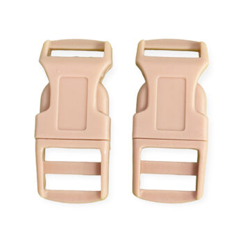 Muovisolki 21x48mm, beige 2kpl