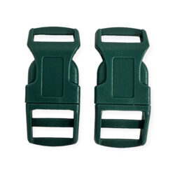 Muovisolki 21x48mm, tummanvihreä 2kpl