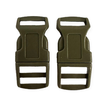 Muovisolki 21x48mm, oliivin vihreä 2kpl