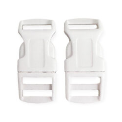 Muovisolki 21x48mm, valkoinen 2kpl